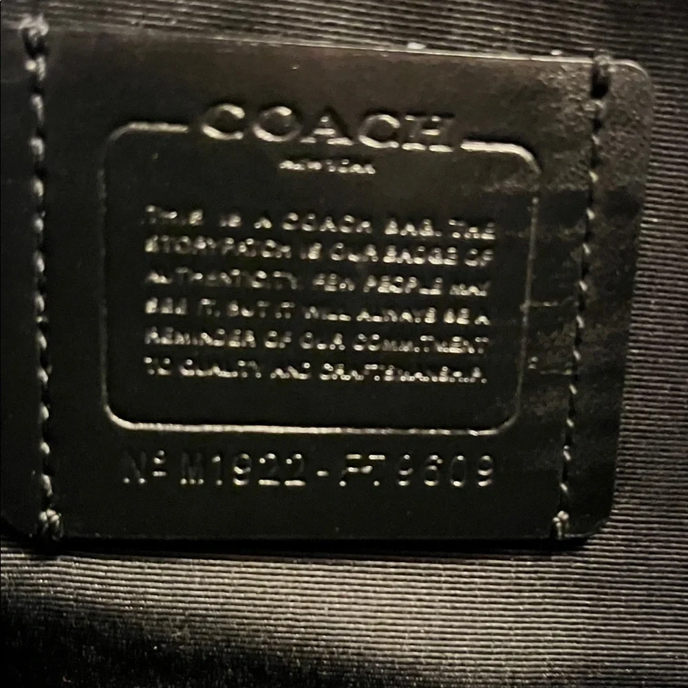 Coach Signature Black and Brown Tote - Picture 6 of 6